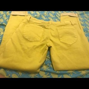 Vibrant Yellow Jean